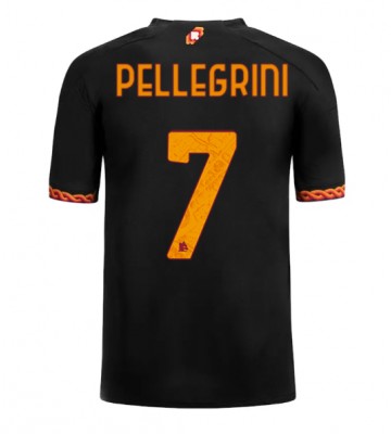 AS Roma Lorenzo Pellegrini #7 Koszulka Trzecich 2023-24 Krótki Rękaw